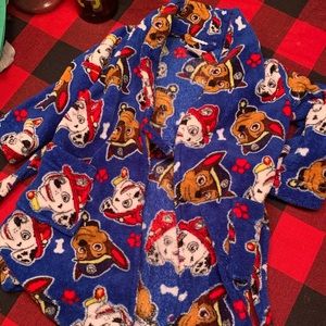 Paw patrol toddler boy robe set